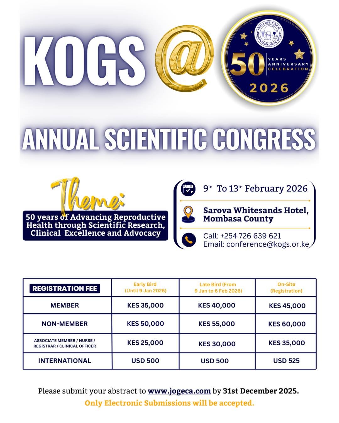 KOGS @50 Annual Scientific Congress